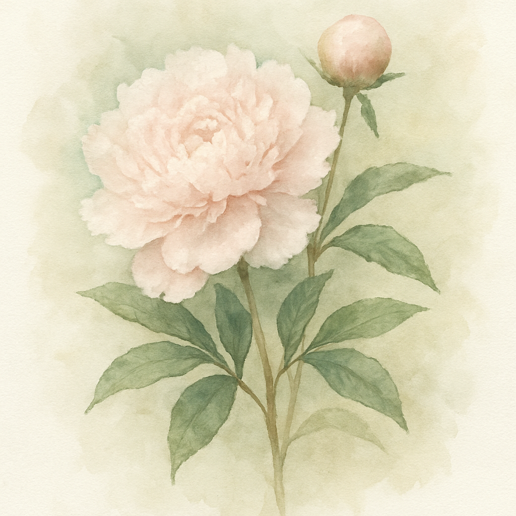 Paeonia lactiflora Lady Alexandra Duff