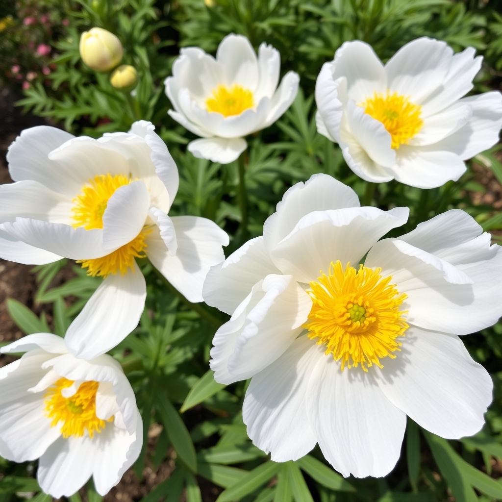 Paeonia lactiflora White Wings