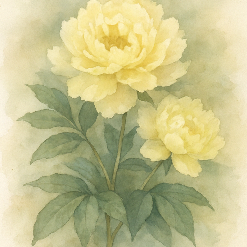 Paeonia 'Lemon Dream'