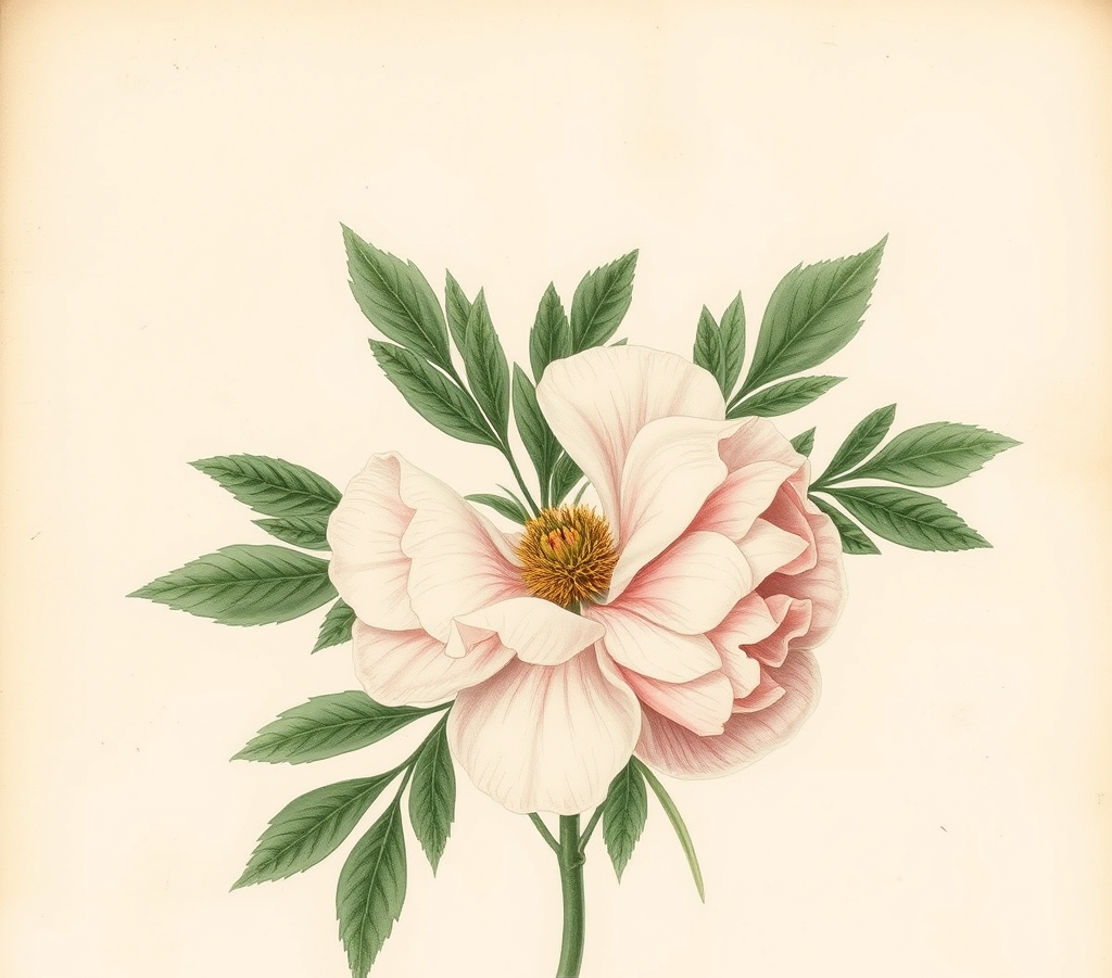 Paeonia 'Madame Claude Tain'
