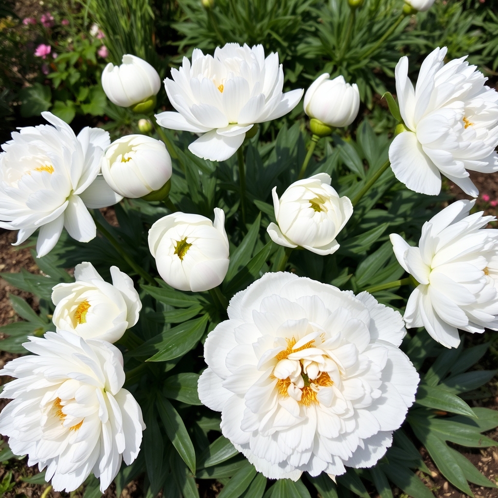 Paeonia officinalis Alba Plena