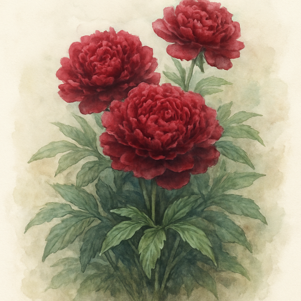 Paeonia officinalis Rubra Plena