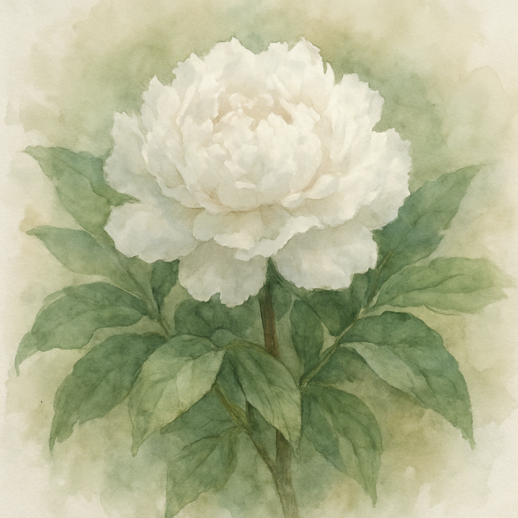 Paeonia 'Puffed Cotton'