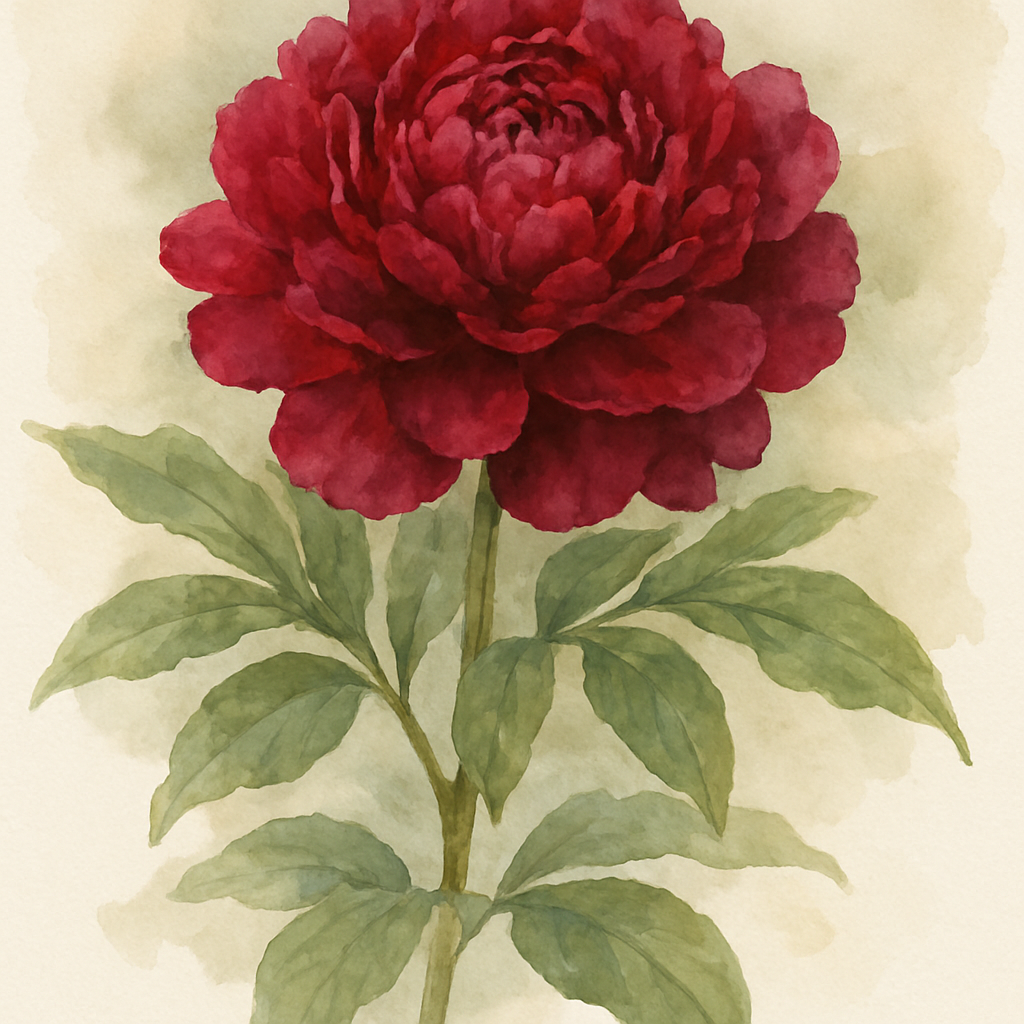 Paeonia lactiflora 'Red Charm'