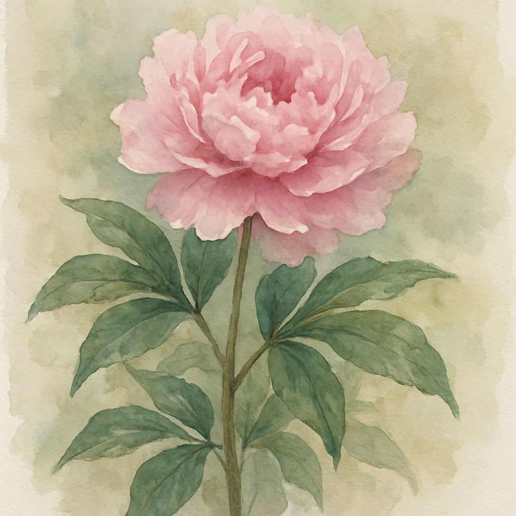 Paeonia rosea Felix Crousse