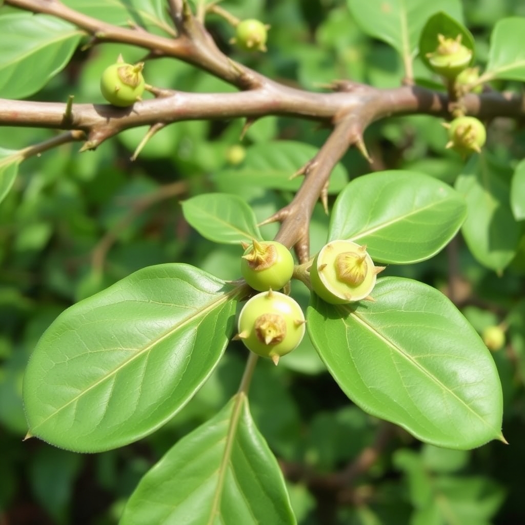Paliurus ramosissimus - Thorny Wingnut, Mongolian Buckthorn - 5 FRESH SEEDS