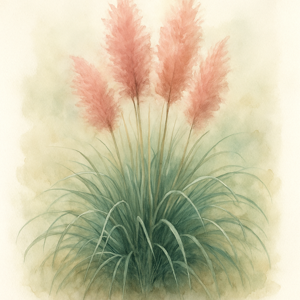 Pampas grass | Cortaderia selloana 'Rose Plume'