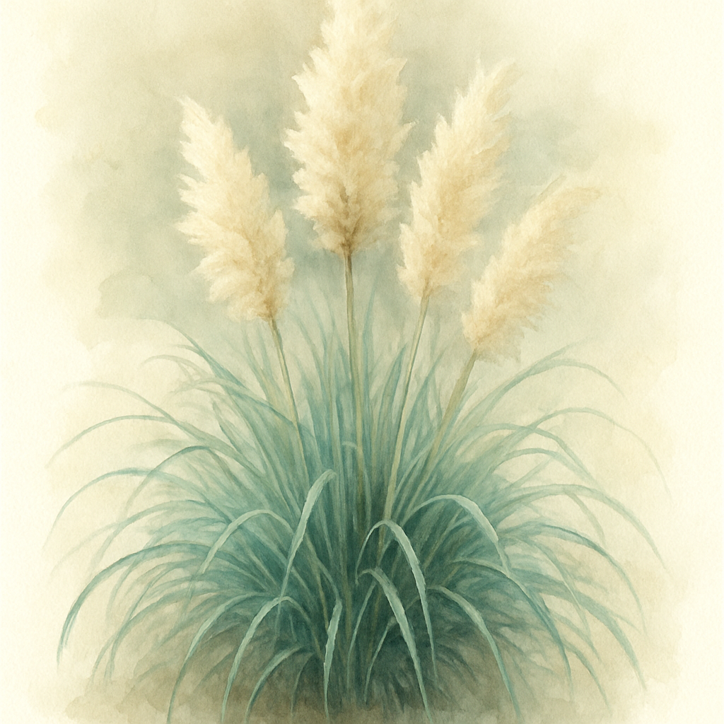 Pampas grass | Cortaderia selloana 'White Plume'