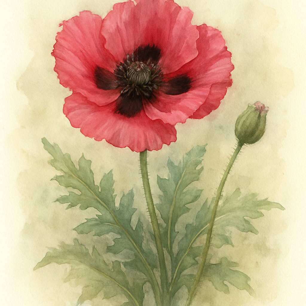 Papaver 'Manhattan'