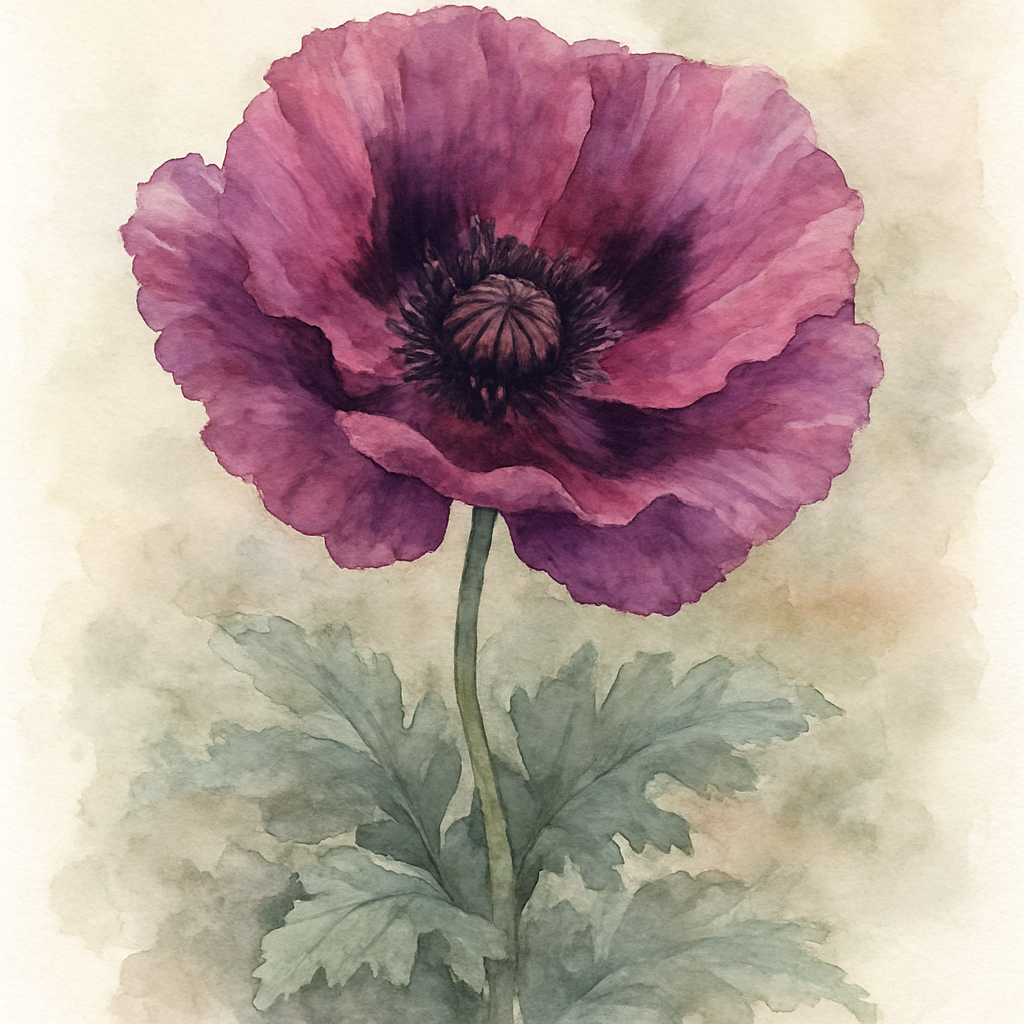 Papaver (Oriental Group) 'Patty's Plum'