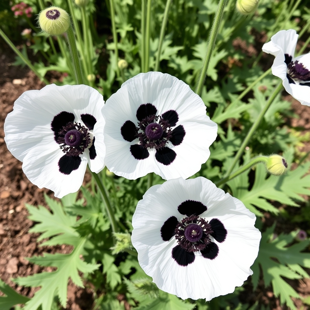 Papaver orientale Black and White