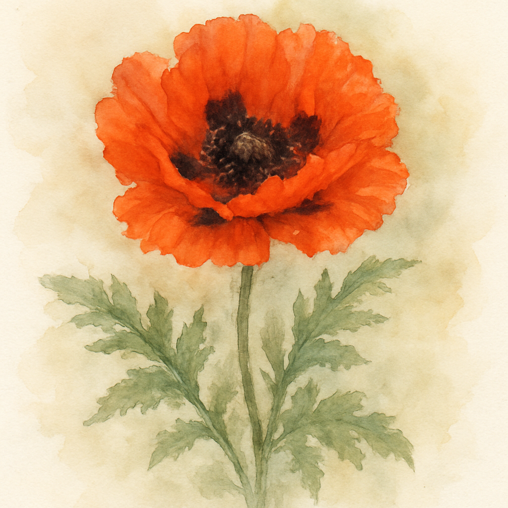 Papaver Orientale 'May Queen'