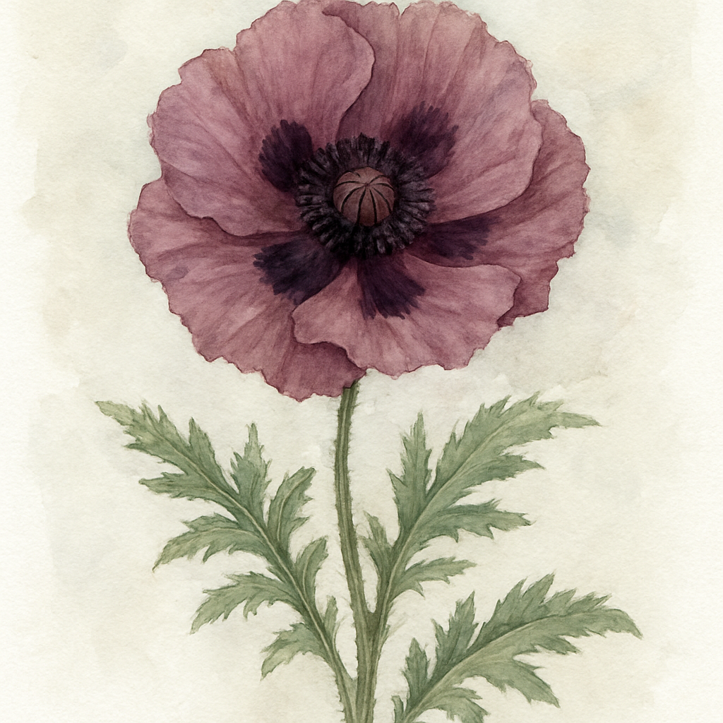 Papaver orientale Patty's Plum