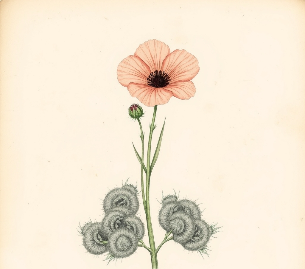 Papaver orientalis 'Beauty Livermere' Plant