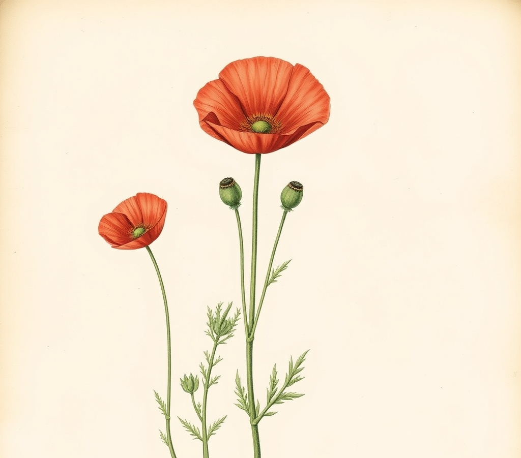 Red Poppy | Papaver 'Brilliant'