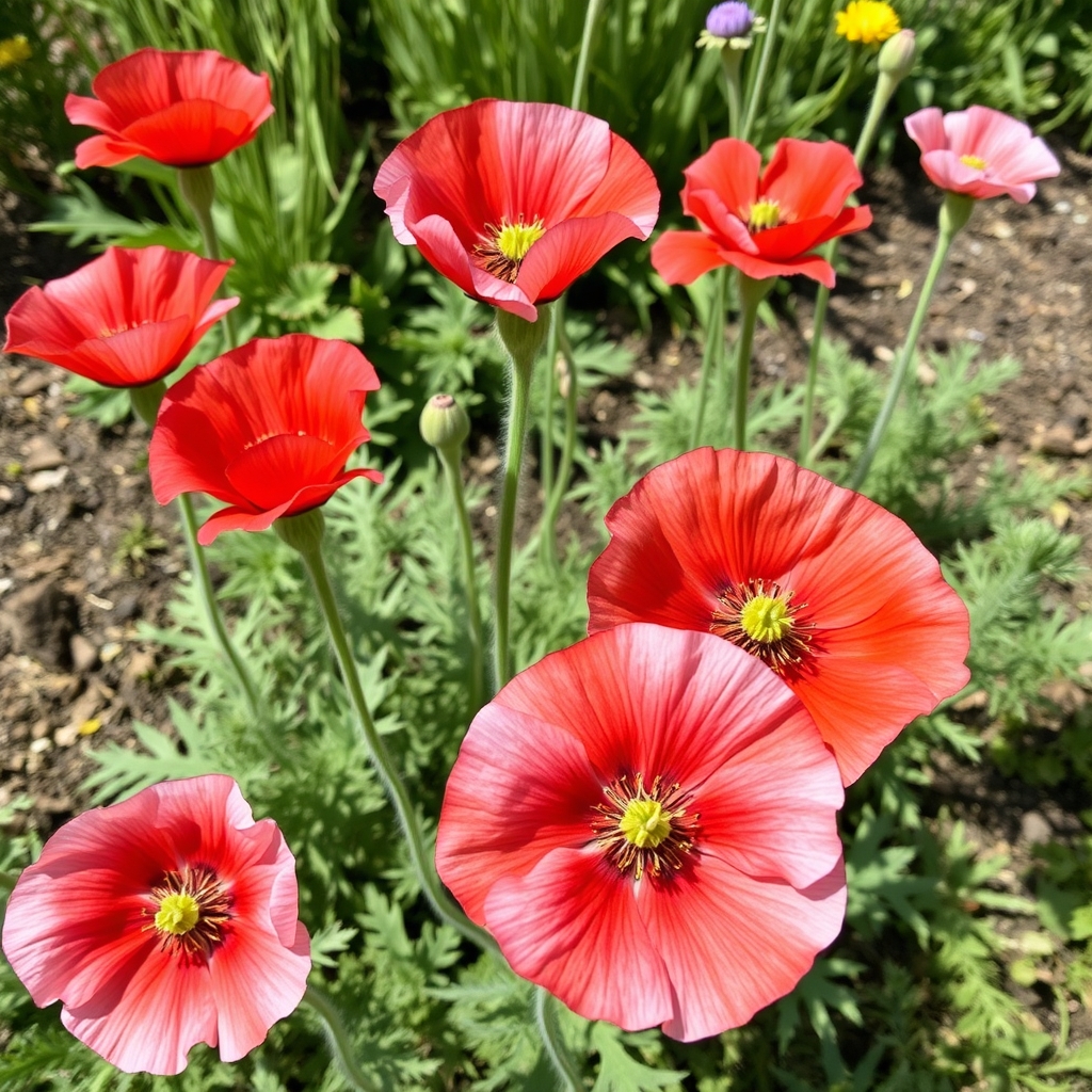 Papaver rhoeas ‘Falling in Love’