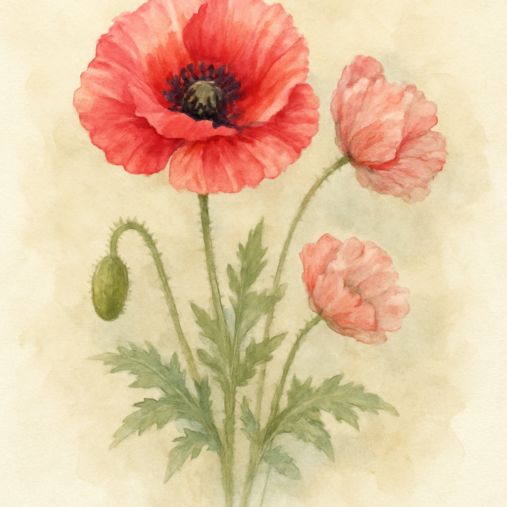 Papaver rhoeas ‘Falling in Love’