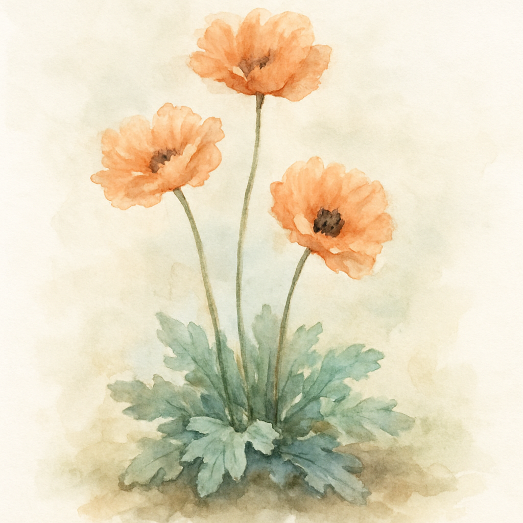 Papaver rupifragum 'flora pleno'