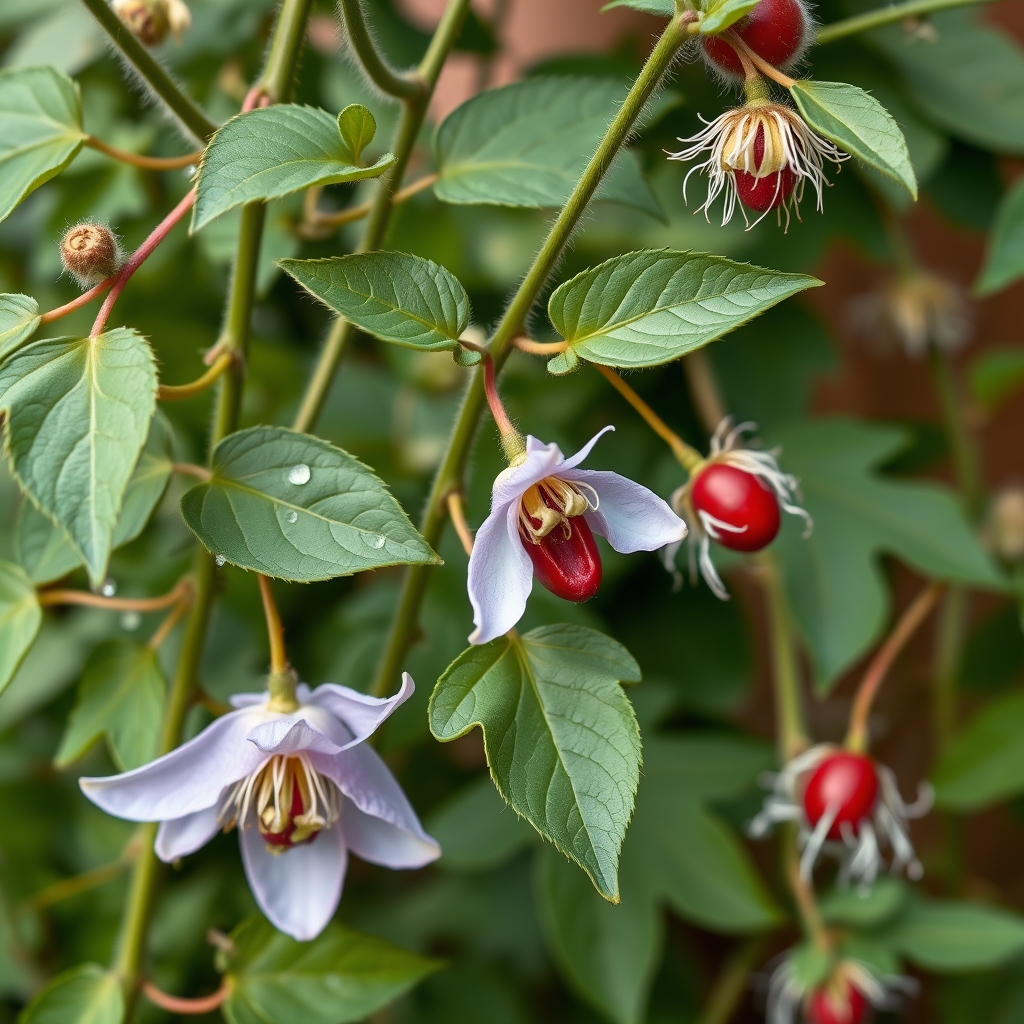 Passiflora foetida Red Carnivore Passionfruit, Wild Maracuja 5 FRESH SEEDS
