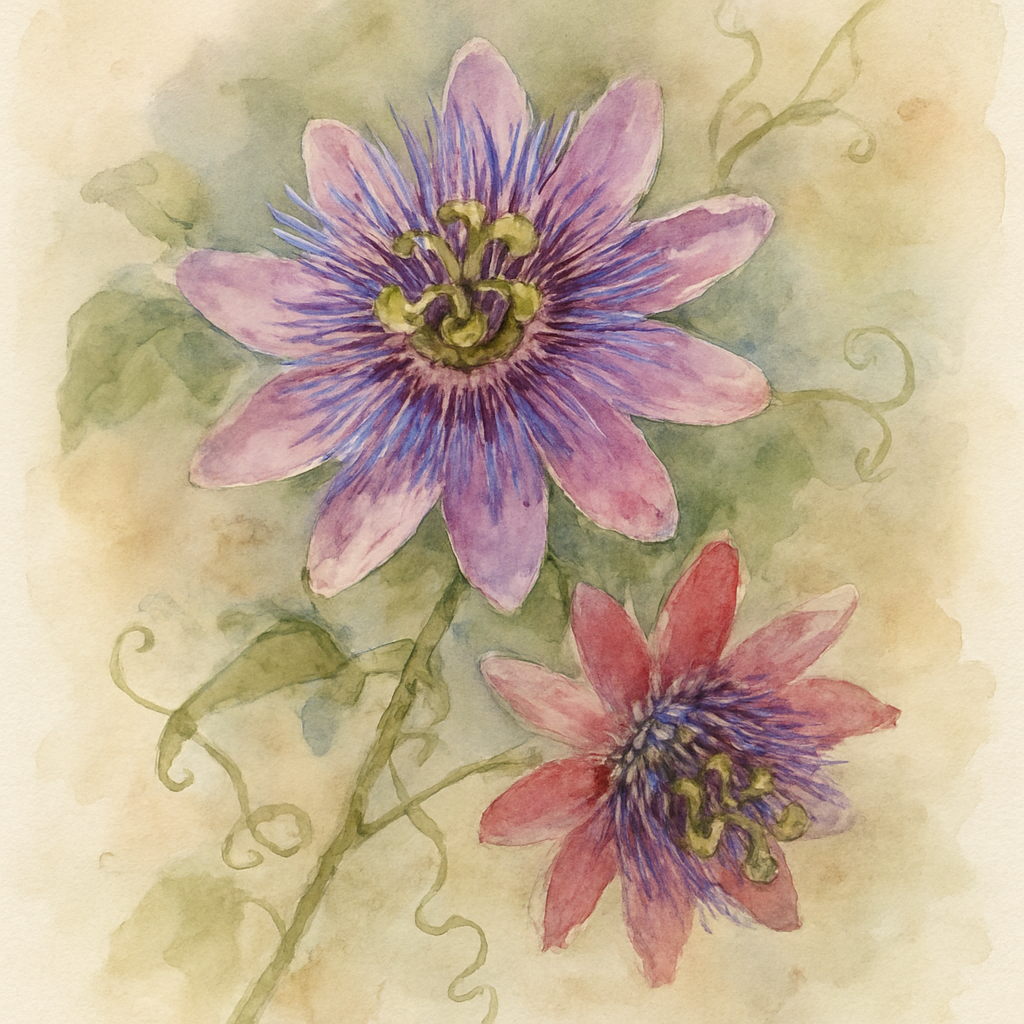 Passiflora mixed colours