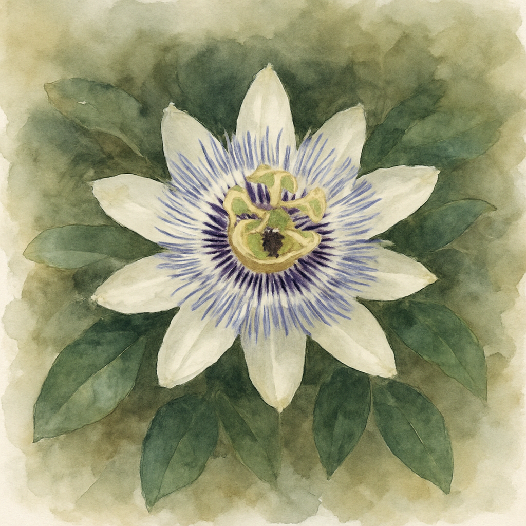 Passiflora 'Snow Queen'