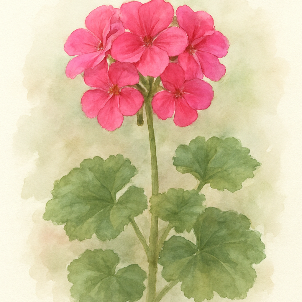 Pelargonium 'Geranium Hot Pink'