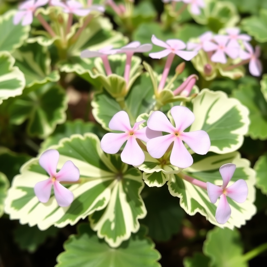 Pelargonium 'Lady Plymouth'