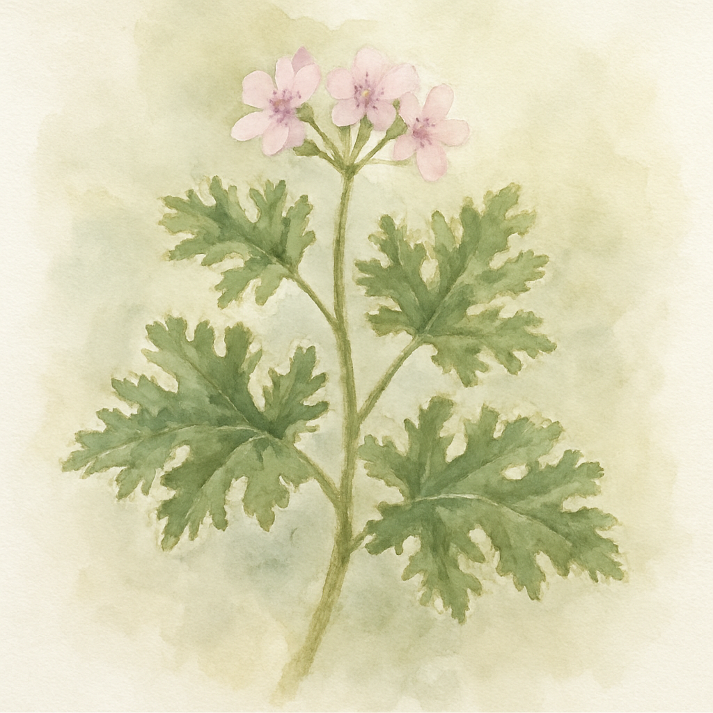 Pelargonium 'Lady Plymouth'