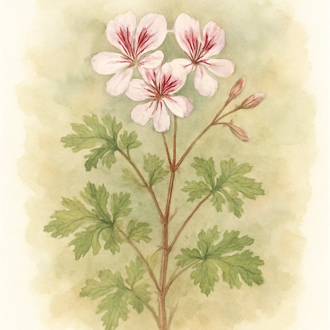 Pelargonium 'Peppermint Lace'