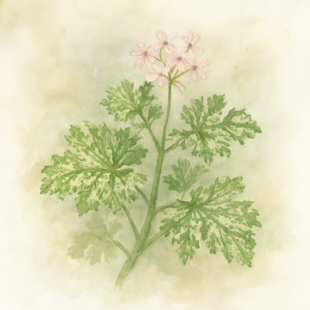 Scented Pelargonium (Geranium) ‘Charmay Snowflurry’
