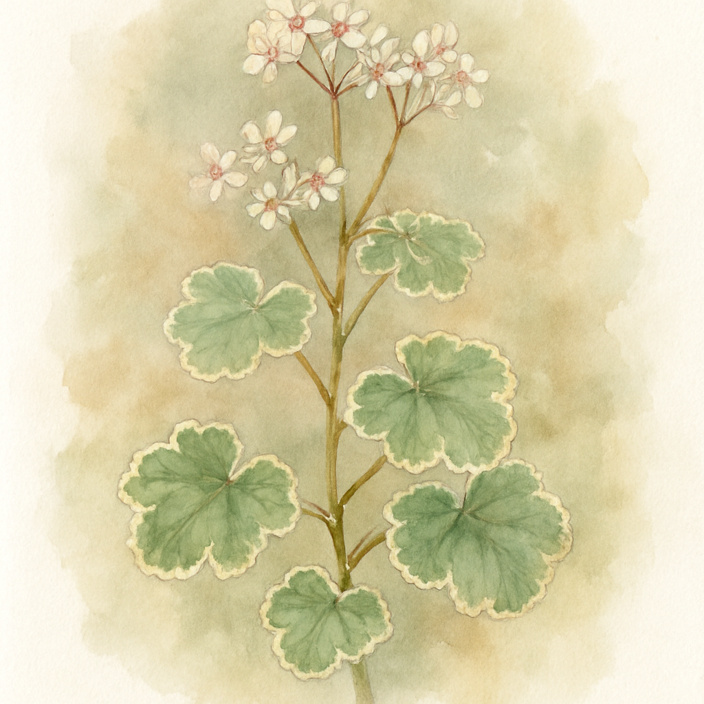 Scented Pelargonium (Geranium) ‘Fragrans Variegatum’