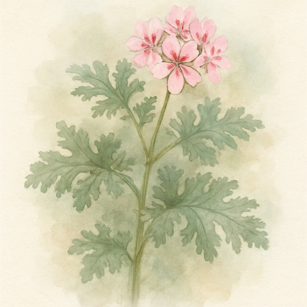 Scented Pelargonium (Geranium) ‘Graveolens’