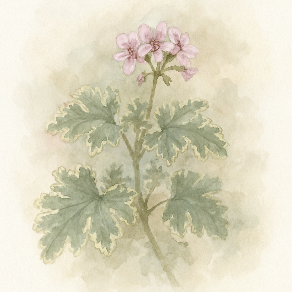 Scented Pelargonium (Geranium) ‘Lady Plymouth’