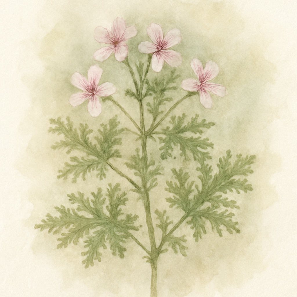 Scented Pelargonium (Geranium) ‘Lara Starshine’