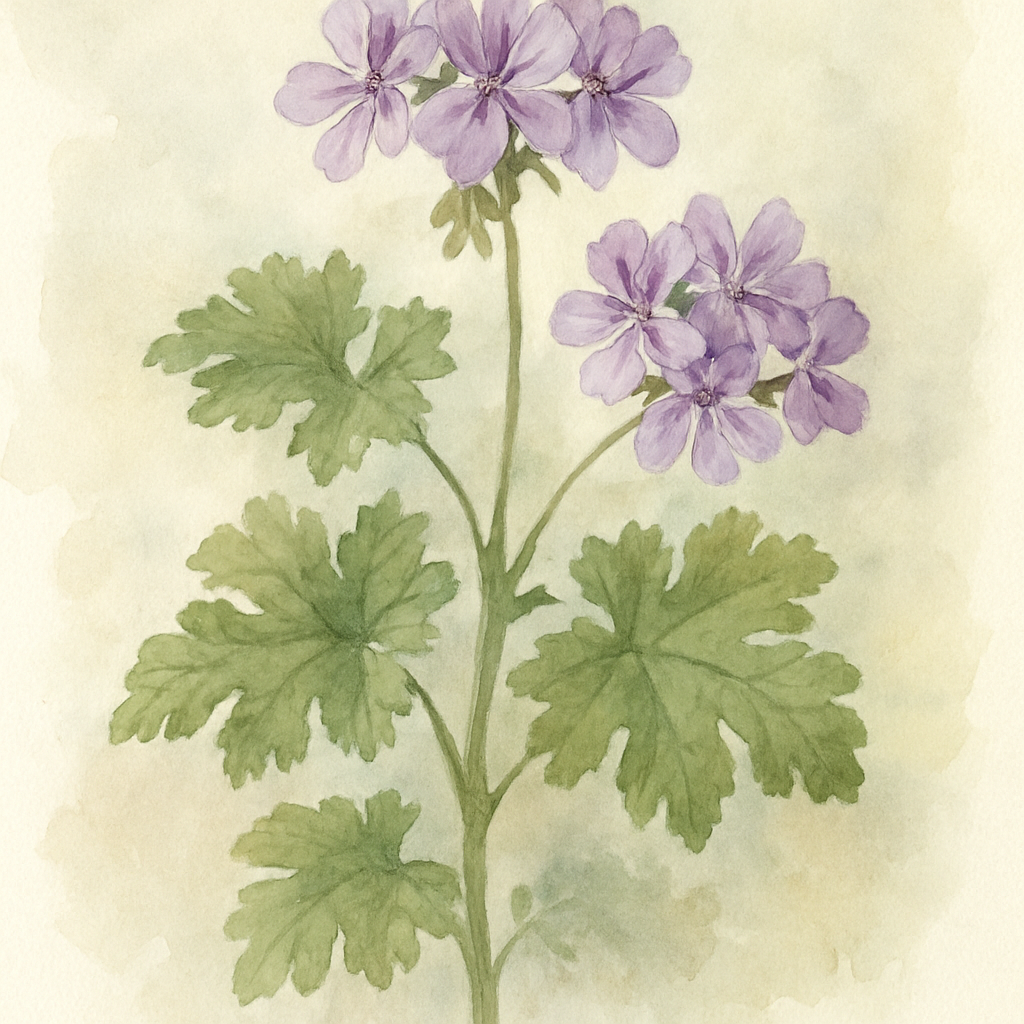 Scented Pelargonium (Geranium) ‘Lavender Lad’