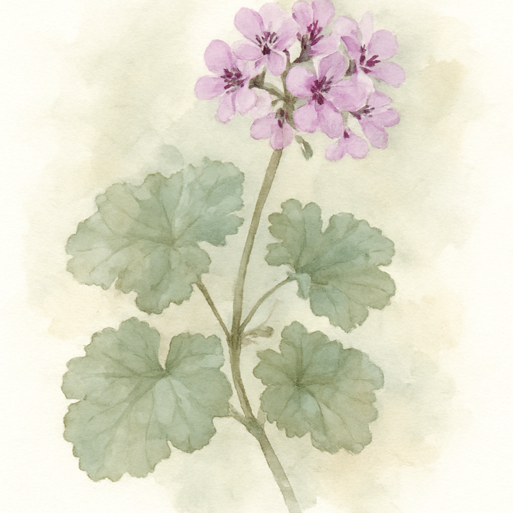 Scented Pelargonium (Geranium) 'Lavender Lindy'