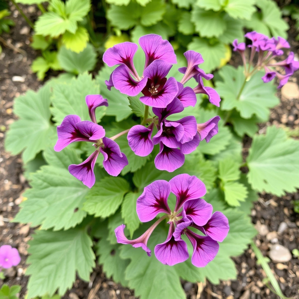 Scented Pelargonium (Geranium) ‘Mauve Unique’