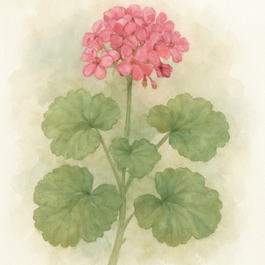 Scented Pelargonium (Geranium) ‘Pink Capitatum’