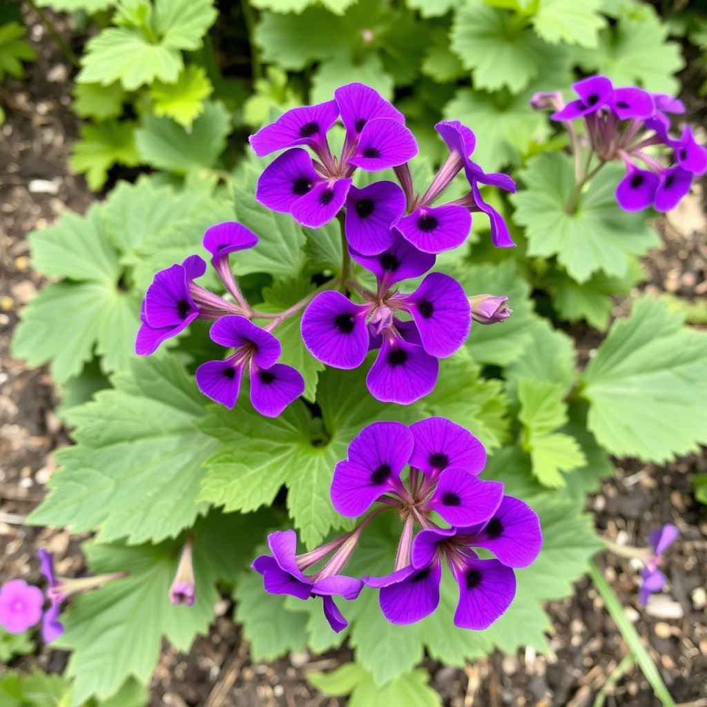 Scented Pelargonium (Geranium) ‘Purple Unique’
