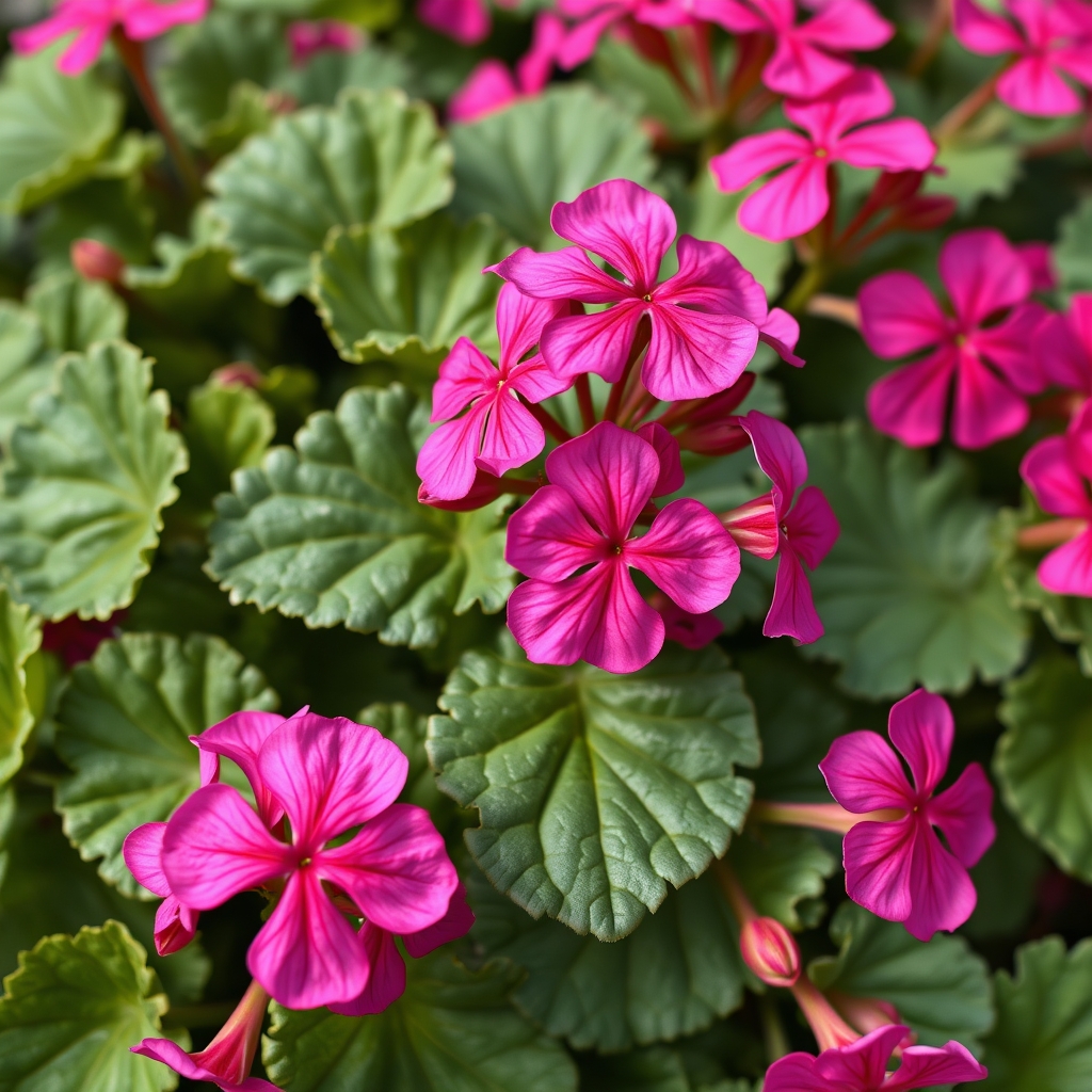 Scented Pelargonium (Geranium) ‘Rose of Bengal’