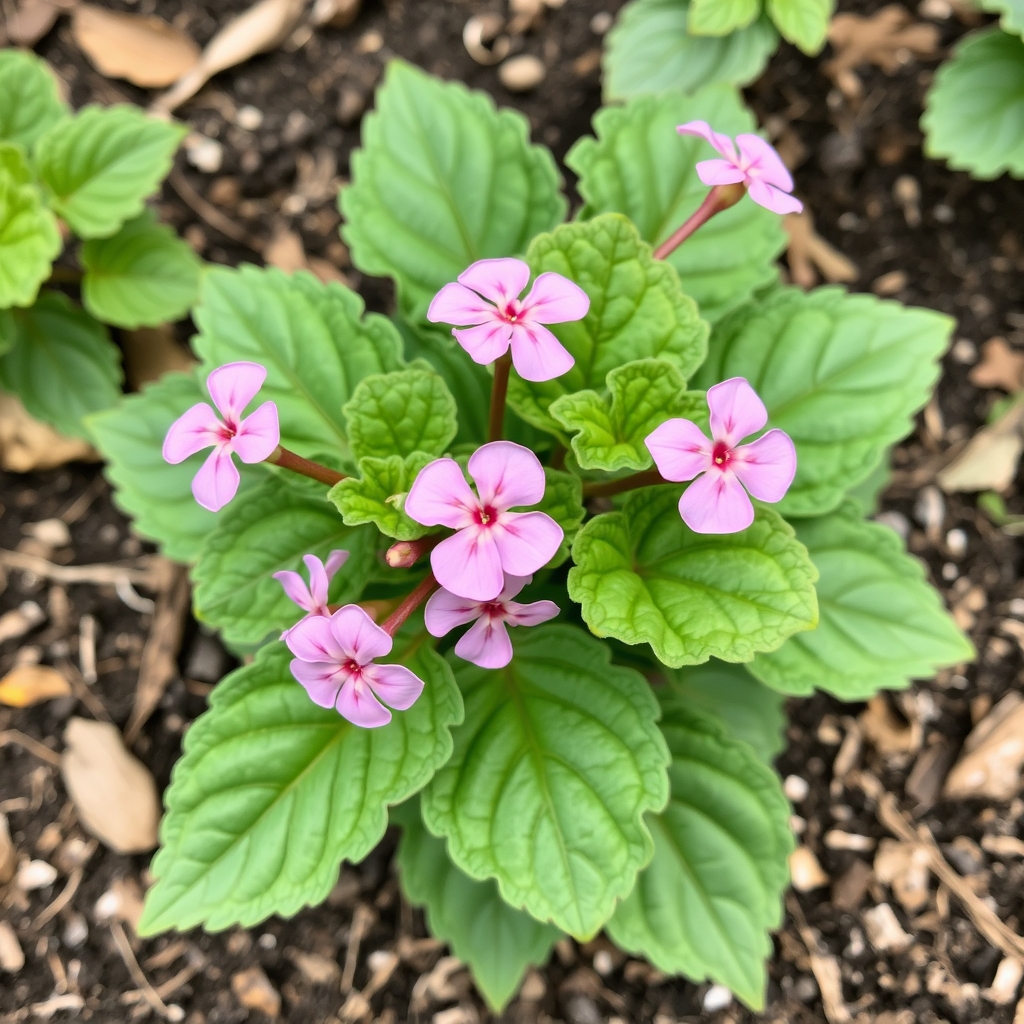 Pelargonium scented geranium 'attar of roses'
