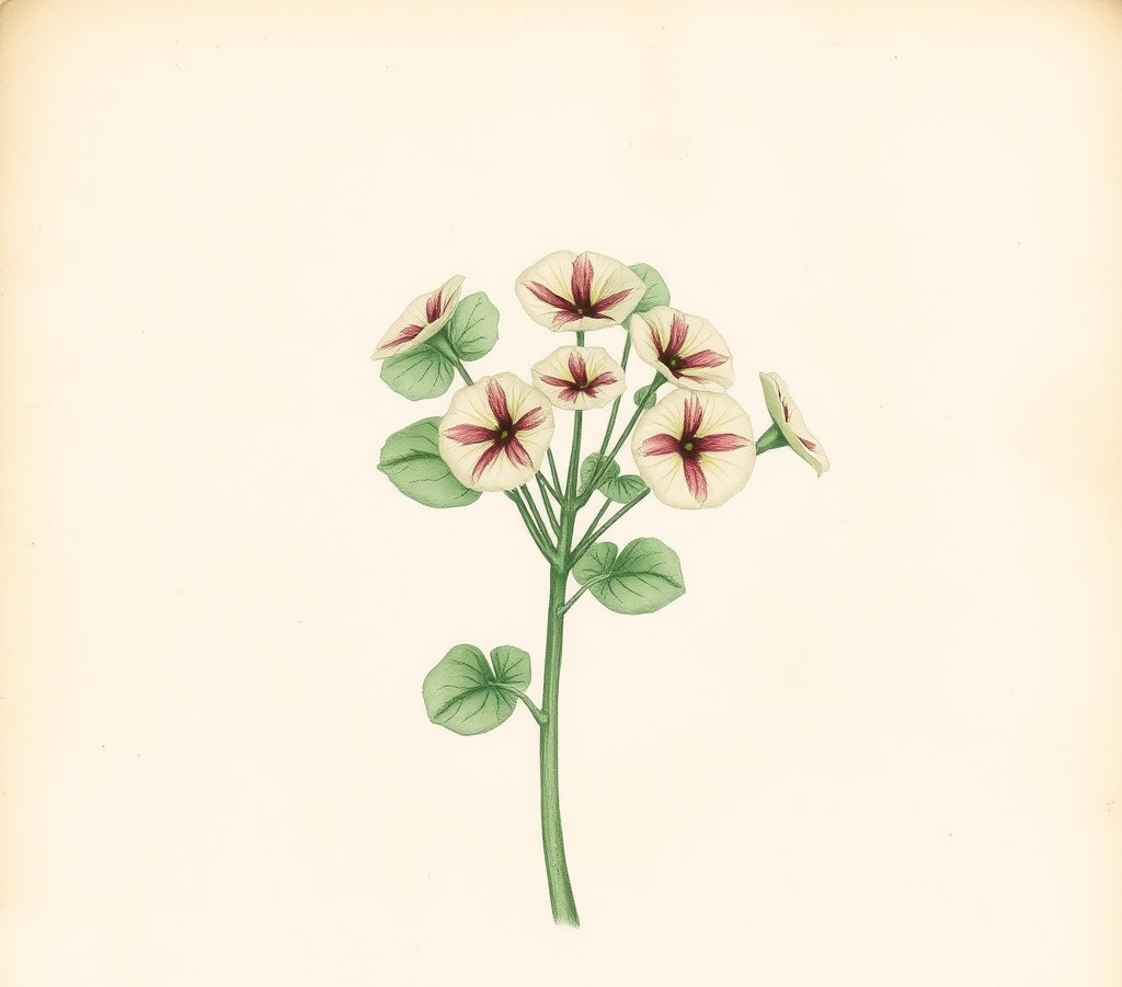 Pelargonium scented geranium 'cola bottles'