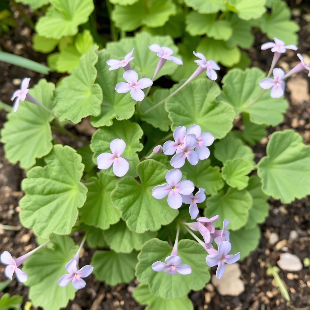 Pelargonium scented geranium 'hazelnut'