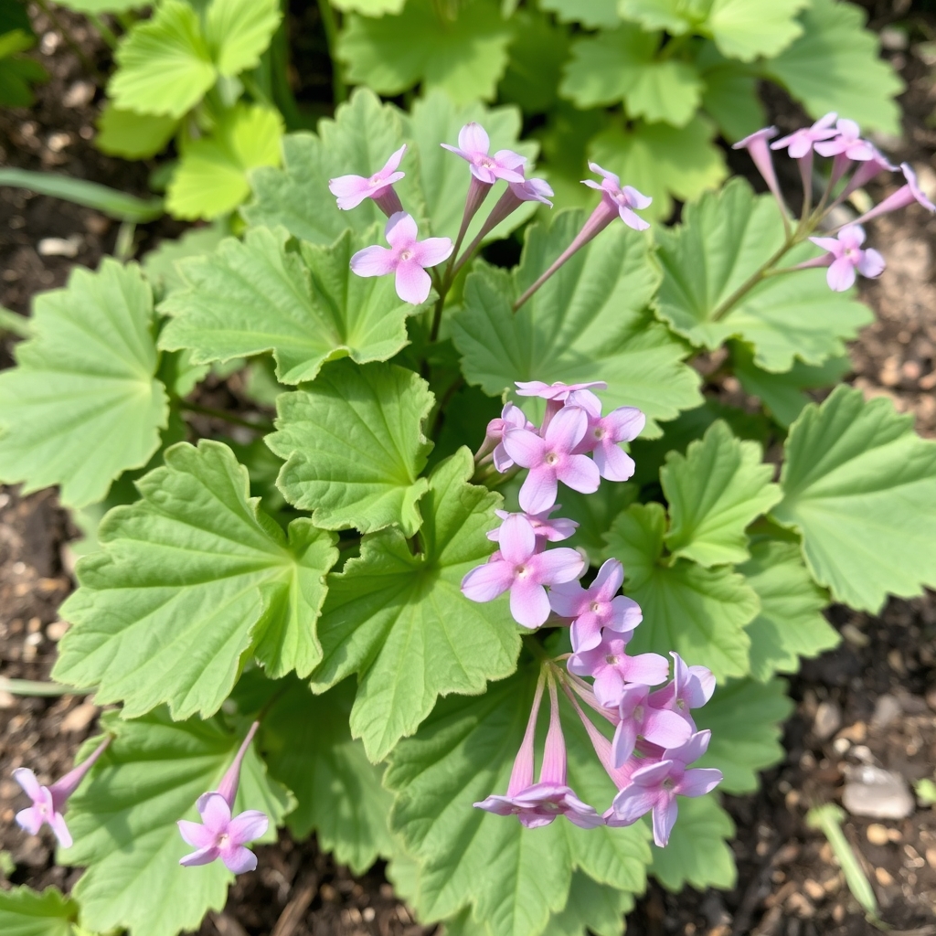 Pelargonium scented geranium 'lemon fancy'