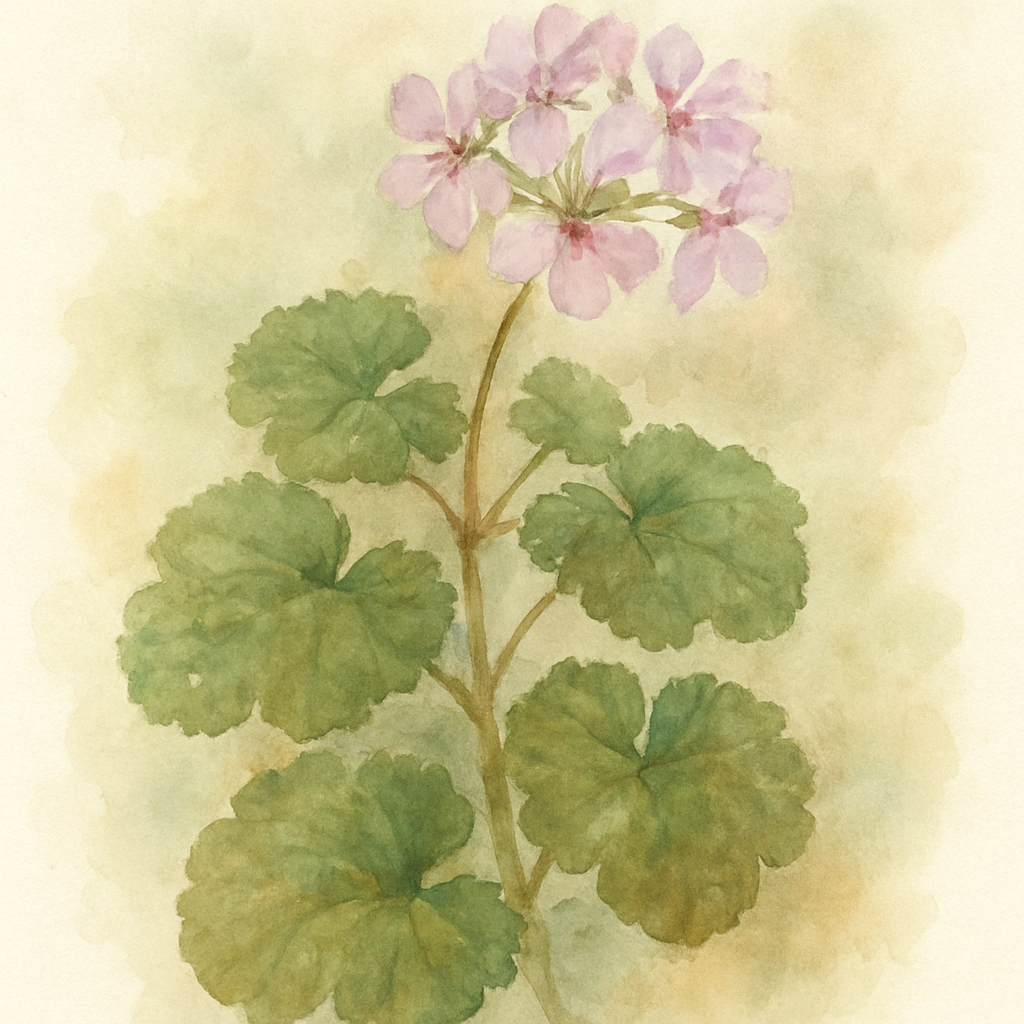 Pelargonium scented geranium 'prince of orange'