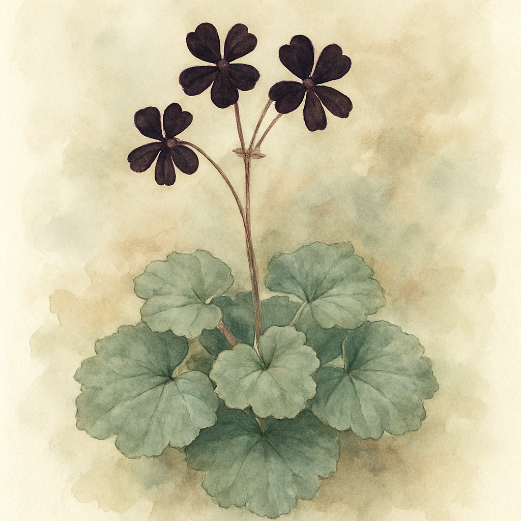 Pelargonium sidoides 'Black Form'