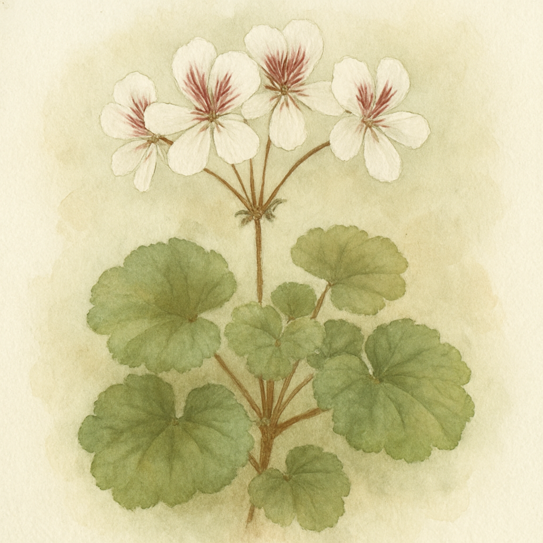 Pelargonium 'Silver Dawn'