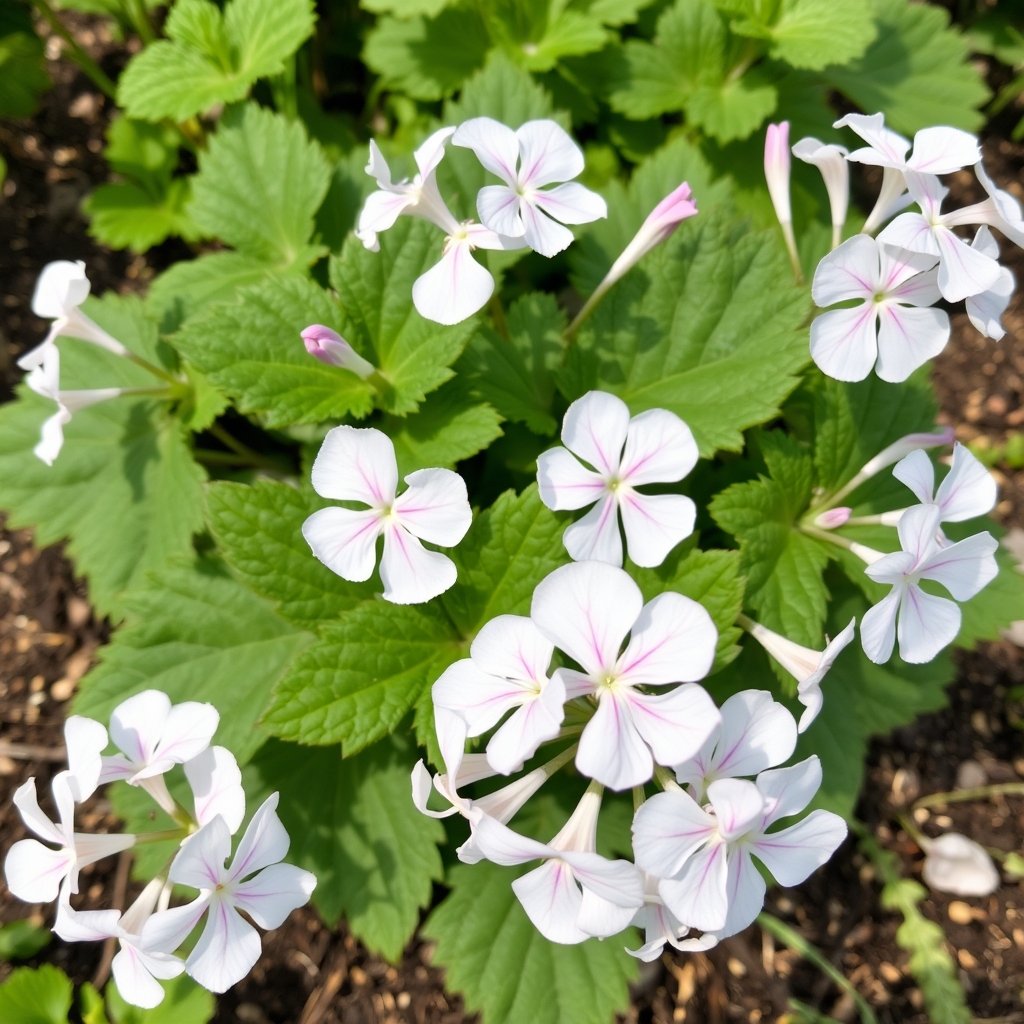 PELARGONIUM White Unique
