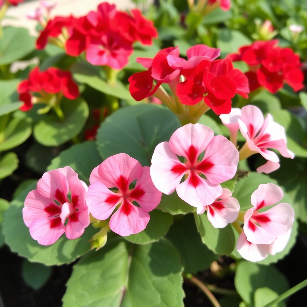 Pelargonium Zonal Mix