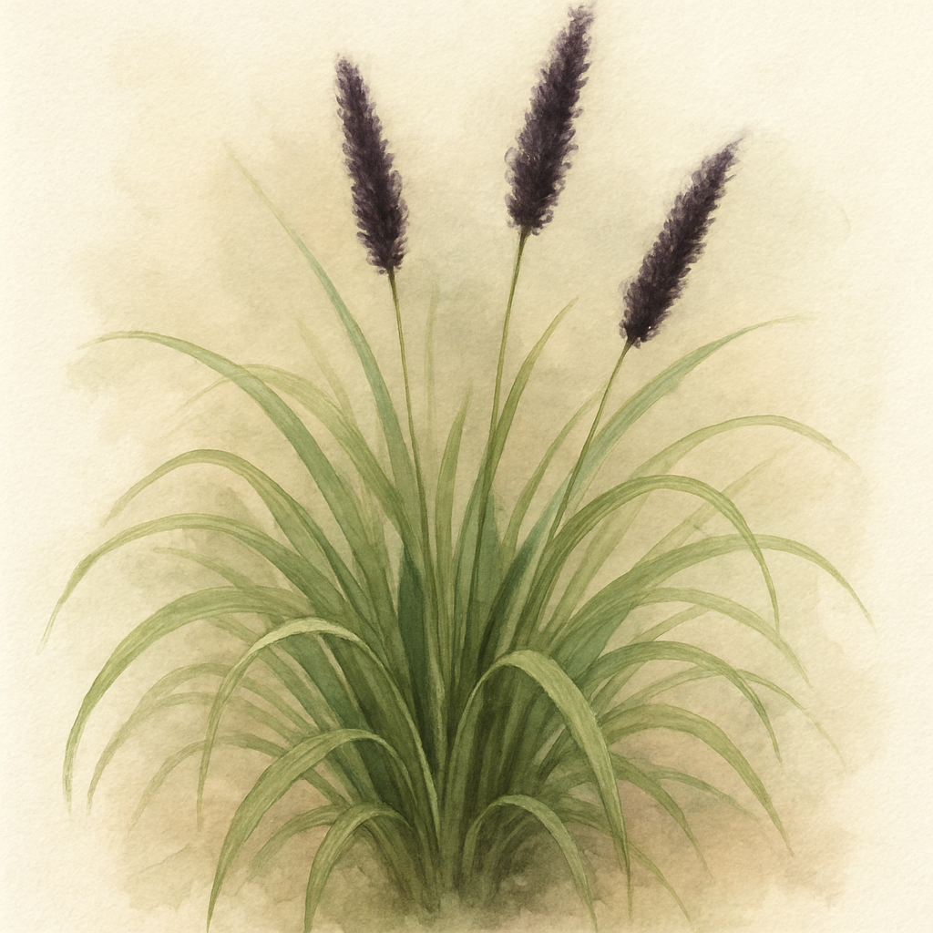 Black Fountain Grass